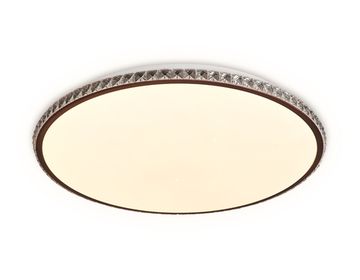Потолочный светодиодный светильник FF71 WH/CF 72W+24W белый/кофейный (ПДУ ИК) Orbital Crystal Ambrella