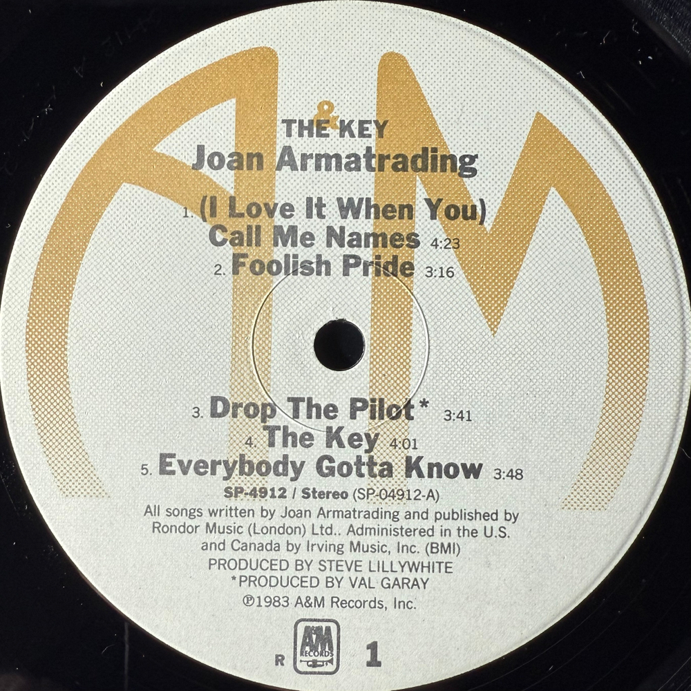 Виниловая пластинка Joan Armatrading ‎– The Key LP