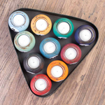 Подсвечники Бильярд, 31 см