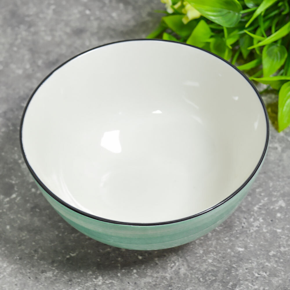 Пиала 450мл 14см Аэрограф Зеленый