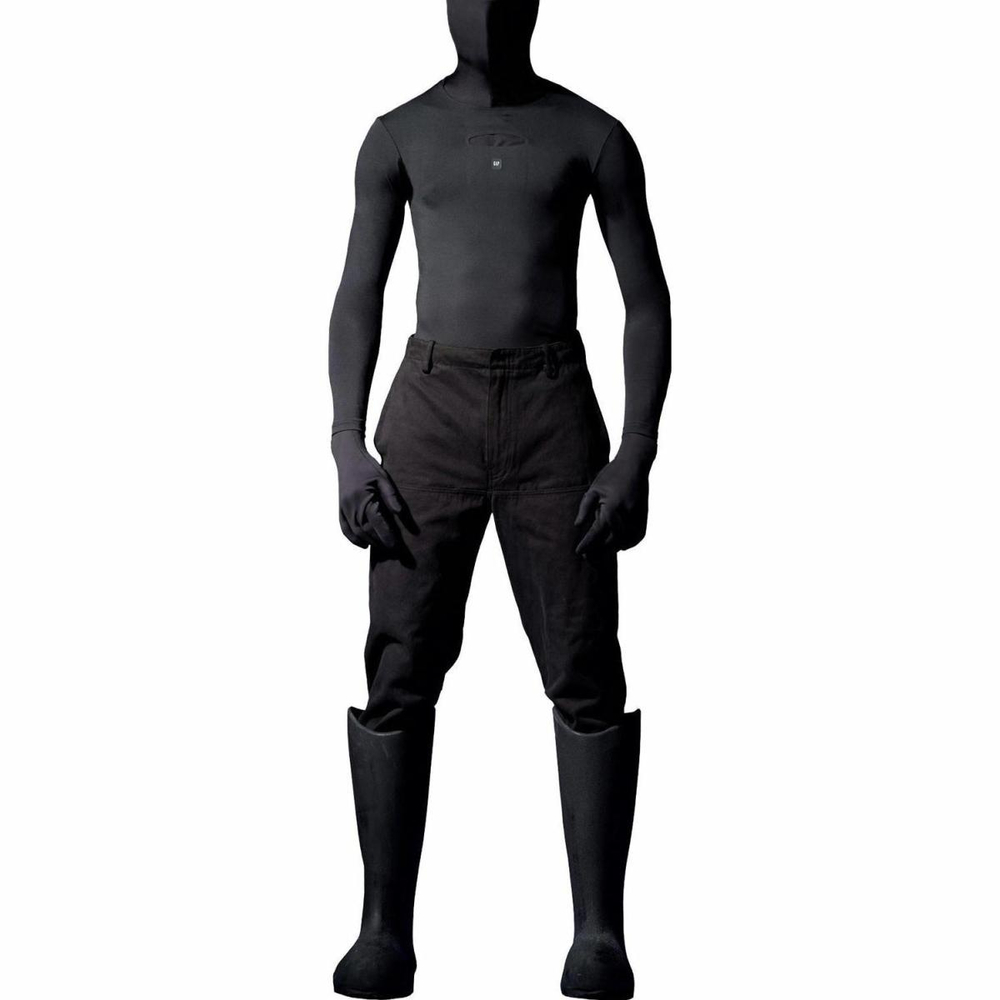 YEEZY x Gap x Balenciaga, прямые брюки, однотонные