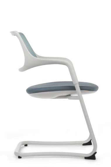 Кресло Scroll SF HY-813B Голубой/Серый