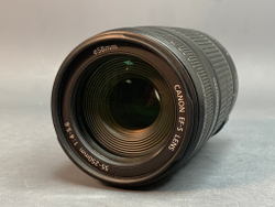 Canon EF-S 55-250mm 4-5.6 IS царапка на передней линзе