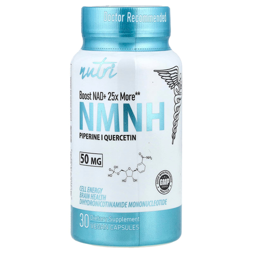 Nutri, NMNH, 30 веганских капсул