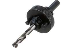 Державка быстросъемная ЗУБР пружинный фиксатор, 32-152 мм, для биметаллических коронок 29534_z01