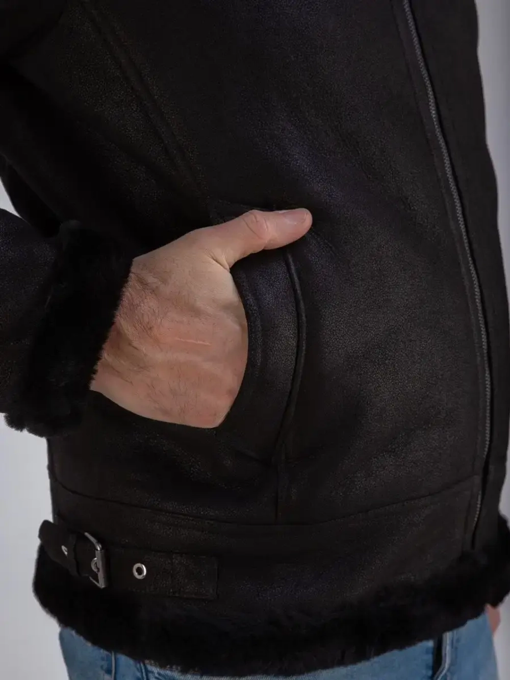 Дубленка мужская натуральная зимняя Турция