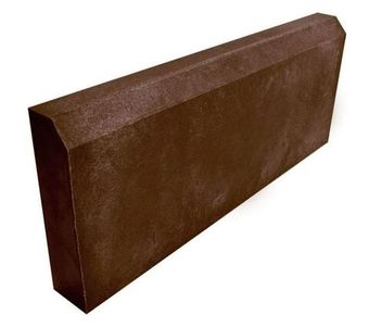 Бордюр тротуарный полимерпесчанный 500х200х50 мм коричневый