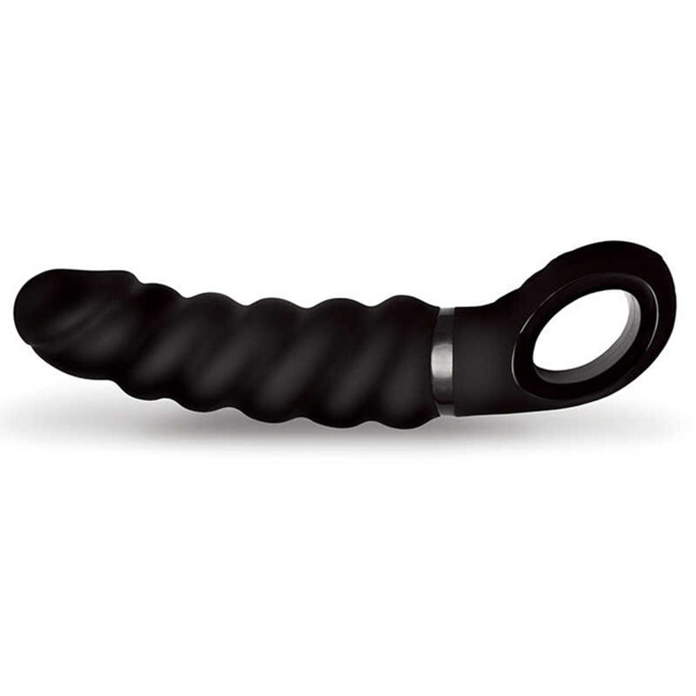 Анатомический витой вибратор Gvibe Gjack 2 (черный) (Цвет: черный)