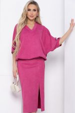 Платье Вэнсдей (фуксия) П12325-4 LT Collection