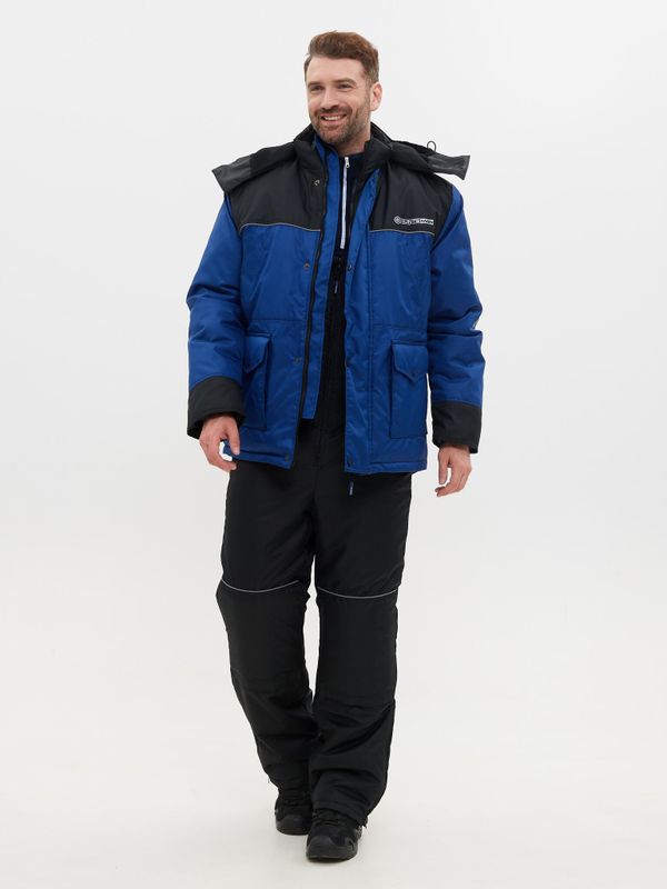 Костюм зимний Полюс ткань Cell цвет Синий/Черный