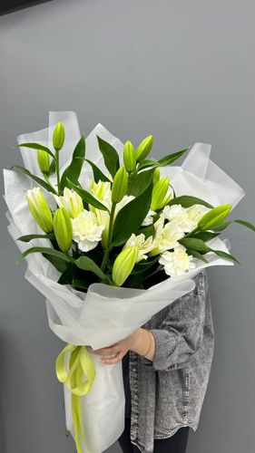 Дуо букет с Лилиями