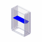 Полка металлическая для шкафов Conchiglia Ш=685 мм, Г=330 мм