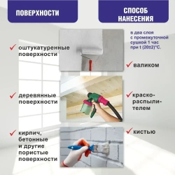 Побелка супербелая для стен и потолков без запаха АкваВит 2,5 кг