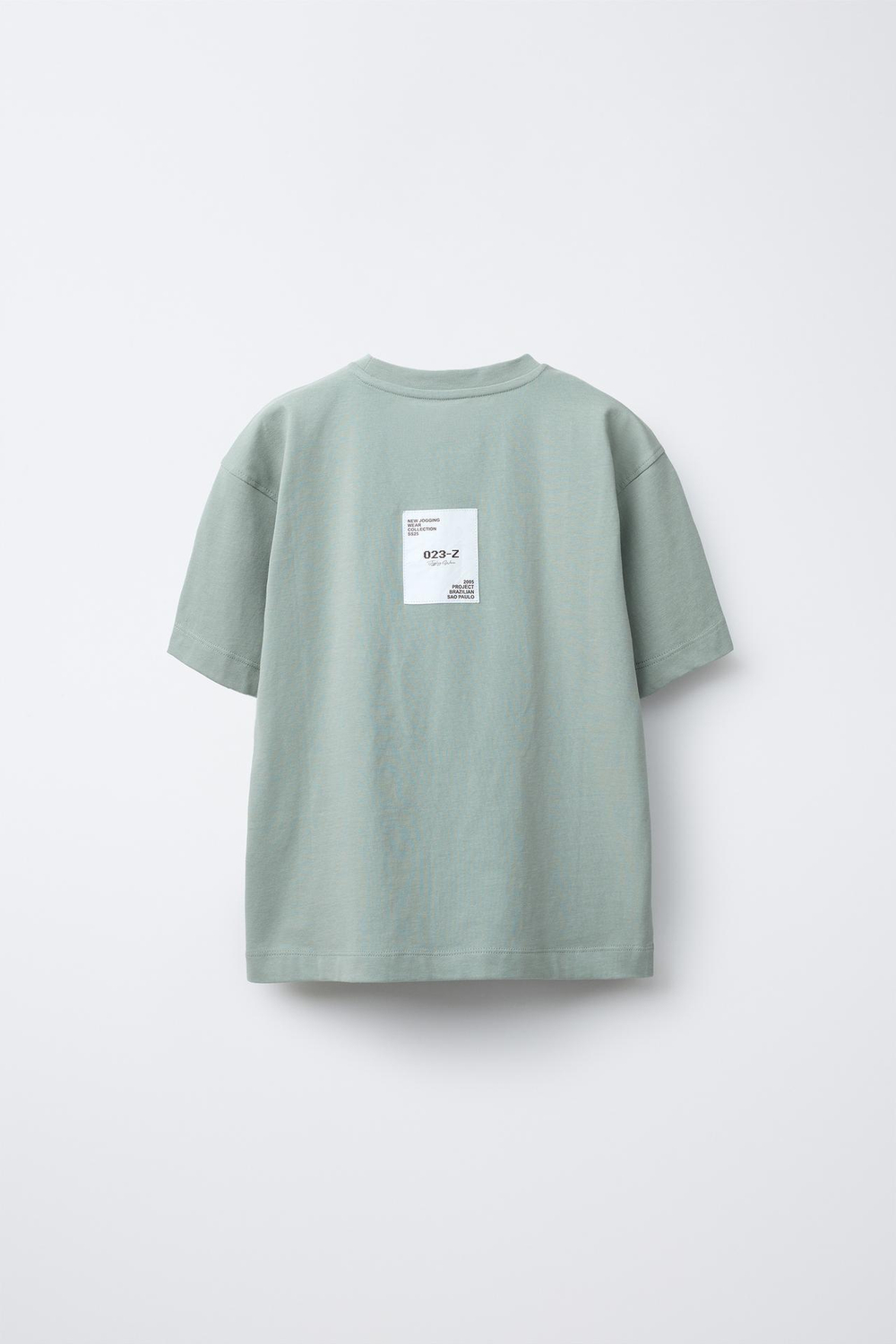 ZARA СПОРТИВНАЯ ФУТБОЛКА, ЗЕЛЕНОВАТО-СИНИЙ