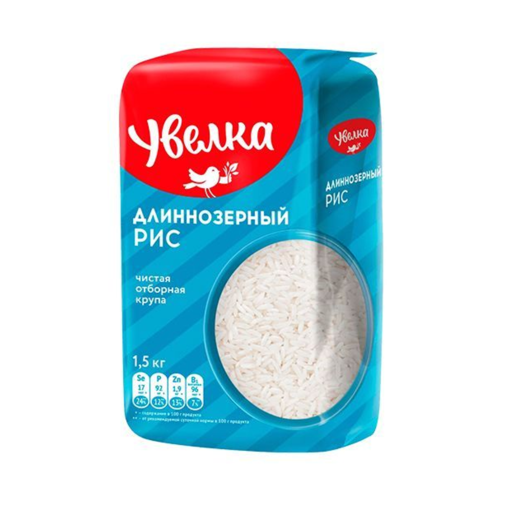 Рис Длиннозёрный Увелка 800 гр