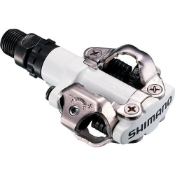 Педали Shimano, M520W, SPD, с шипами, цв. Белый EPDM520W