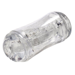 Прозрачный двусторонний мастурбатор Sophia - вагина и анус (Цвет: прозрачный)