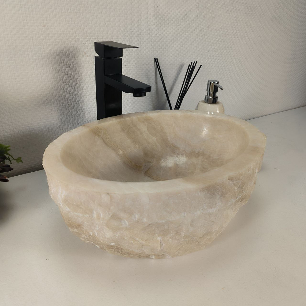 Раковина из оникса Erozy White EO-64292 41*31*15 0212