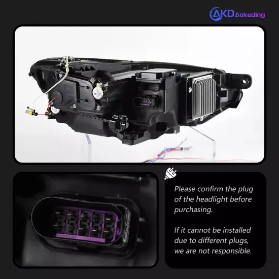 Передние фары VW Пассат Б8 2016-2018 V1 Type