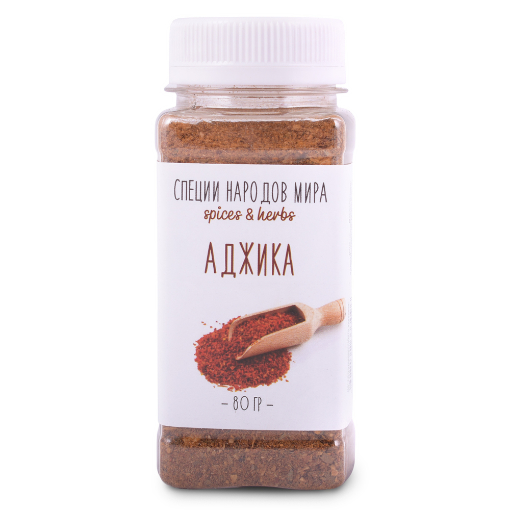 Organic Food Набор специй и пряностей Специи Кавказской кухни, ПЭТ банка 8 шт