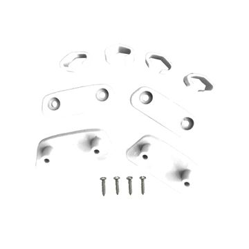 Комплект крепежей Leaderfins белый