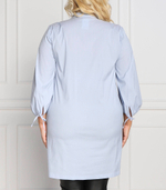 рубашка fino plus size Persona by Marina Rinaldi - голубой(1193362)