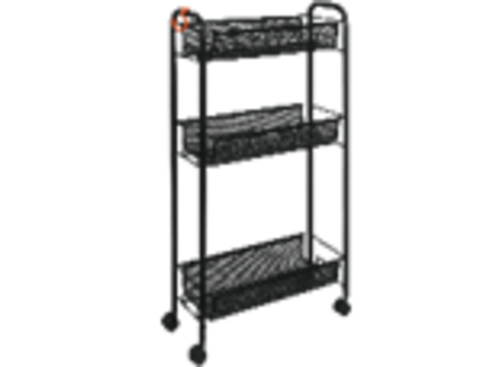 Этажерка 3х- секционная «Ладья 1» цвет графит, 44*17*75,5см