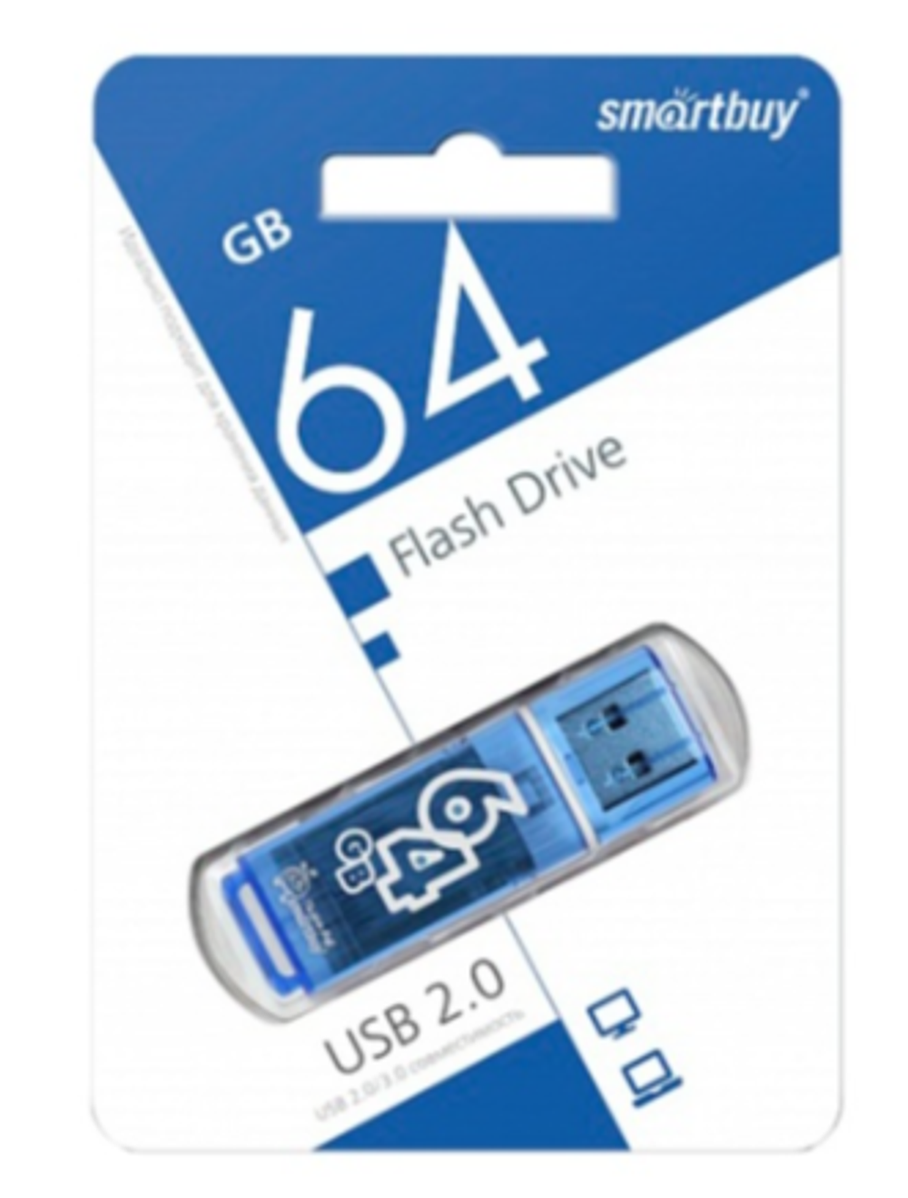 Флешка USB 3.0 32 Gb SmartBuy Crown blue