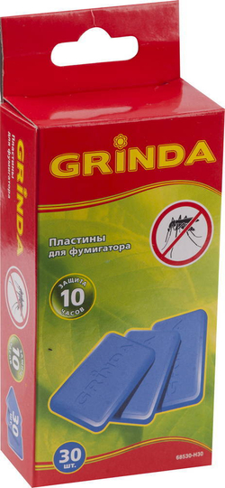 GRINDA 30 шт, пластины для фумигатора (68530-H30)