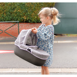 Smoby Maxi-Cosi Quinny - Фетровая коляска и люлька для кукол 3в1 253104 / артикул   253104  / GTIN 3032162531044