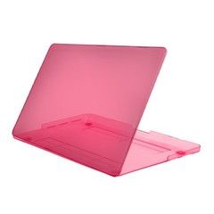 Чехол Hardshell Case для Macbook Pro 13.3" (A1425; A1502) (Малиновый прозрачный)