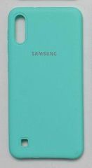 Силиконовый чехол Silicone Cover для Samsung Galaxy M10 (Мятный)