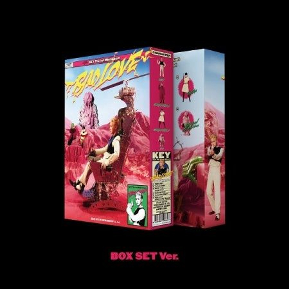 Альбом Shinee KEY - BAD LOVE 1st Mini Album BOX SET Version