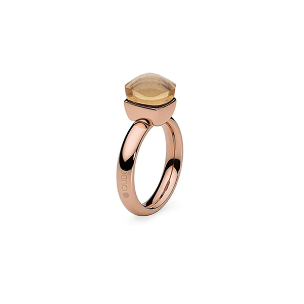 Кольцо Qudo Firenze champagne 18.5 мм 612086 BR/RG размер 18,5