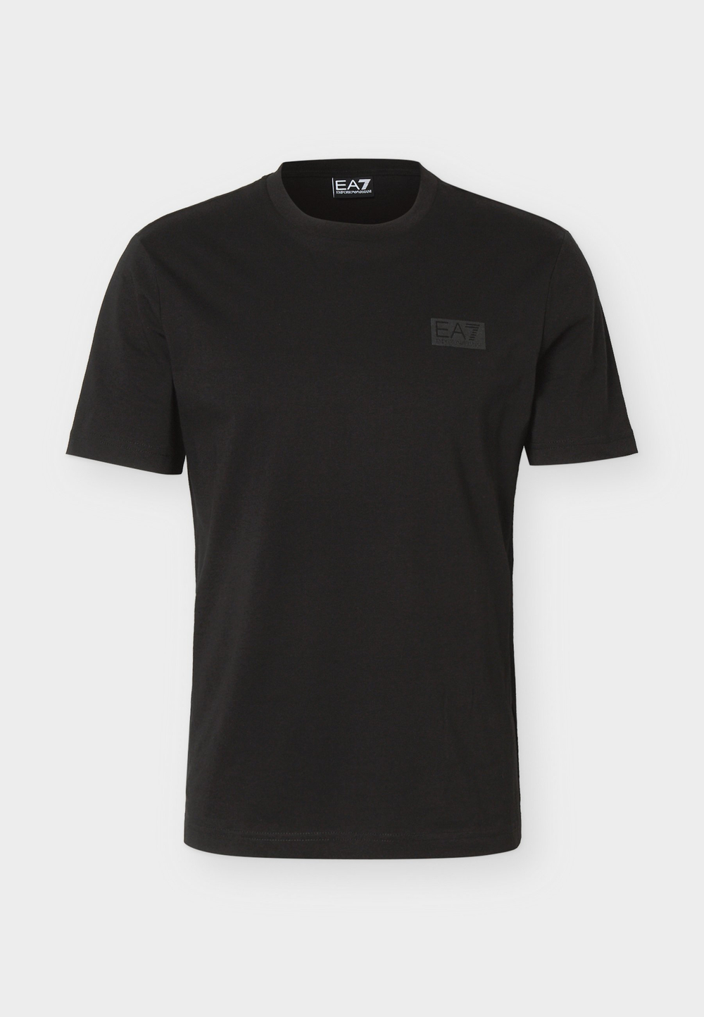 EA7 Emporio Armani TRAIN LOGO SERIES OVERSIZE - Футболка с принтом - Чёрный