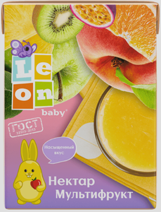 НЕКТАР LEON BABY МУЛЬТИФРУКТ С 3Х ЛЕТ 200МЛ