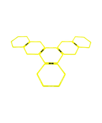 Набор шестиугольных напольных обручей Agility Hoops JA-216, 6 шт.