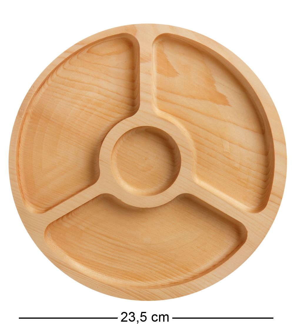 Народные промыслы КД-82 Менажница кедровая круглая D-235