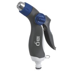 GWHM20-040 GREEN APPLE Пистолет-распылитель, пластик, регулируемая латунная форсунка, 3 режима | Аксессуары для полива Green Apple