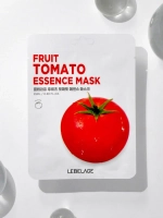 LEBELAGE - МАСКА ТКАНЕВАЯ С ЭКСТРАКТОМ ПОМИДОРА FRUIT TOMATO ESSENCE MASK, 25 МЛ