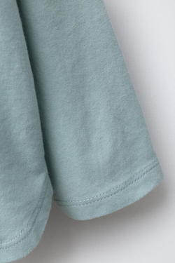 ZARA ФУТБОЛКА С ПРИНТОМ, ПАСТЕЛЬНО-СИНИЙ