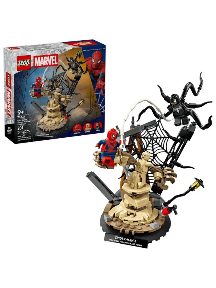 Конструктор Marvel 76334 Человек-паук и Песочный человек