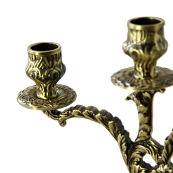 Bello De Bronze Канделябр Флор 3-х рожковый, антик