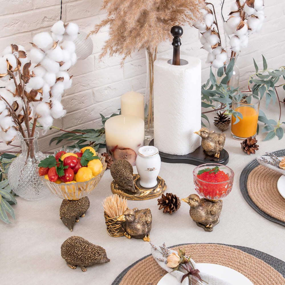 Подсвечник Ежик Барб Бронза