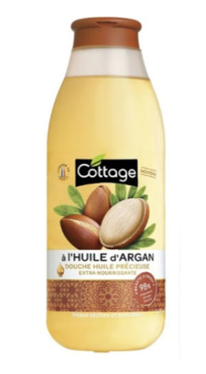 COTTAGE Питательный гель для душа с маслом АРГАНЫ Extra Nourishing Precious Oil Shower With Argan Oil 560мл