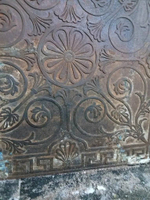 Старинная цветочная плита