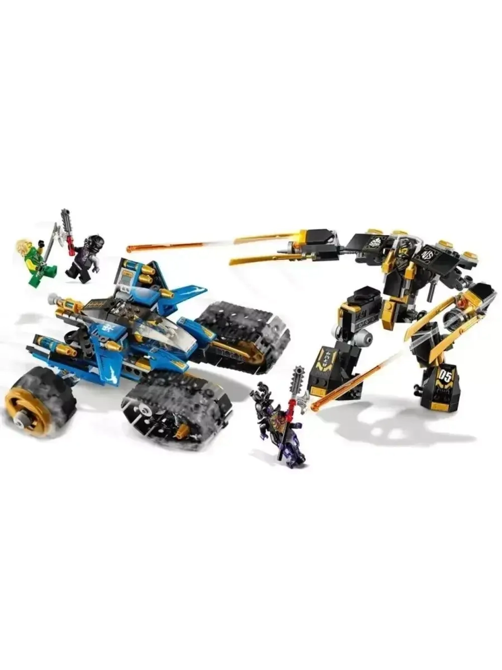 Конструктор Ниндзя "Внедорожник-молния" 576 деталей 21493