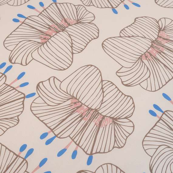 Набор из двух наволочек из сатина с принтом &quot;Цветы&quot;, Prairie, 70х70 см