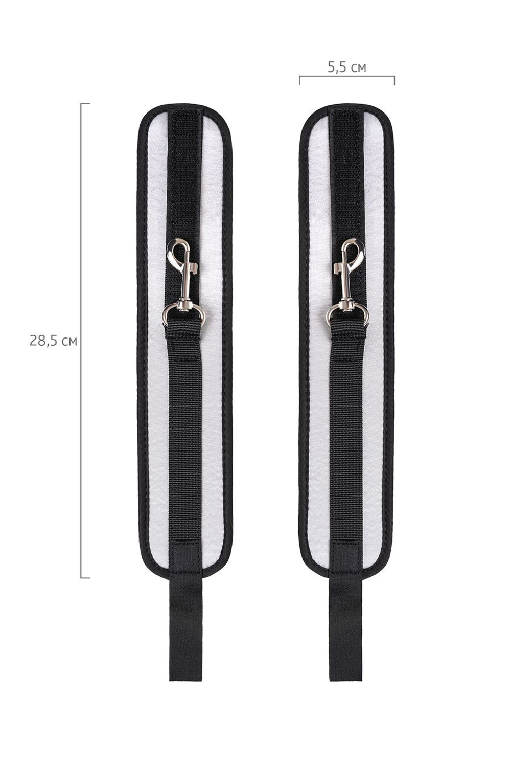 Поножи серебристые Anonymo Ankle Cuffs #0157
