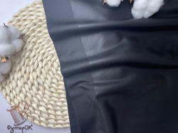 Футер 2-н петля с напылением кожа ЧЕРНЫЙ